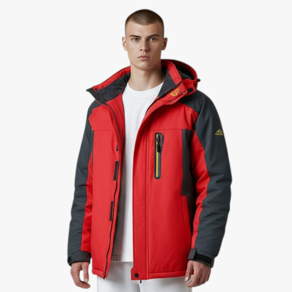 Men’s Fleece Lined Winter Jacket | Hooded Outdoor