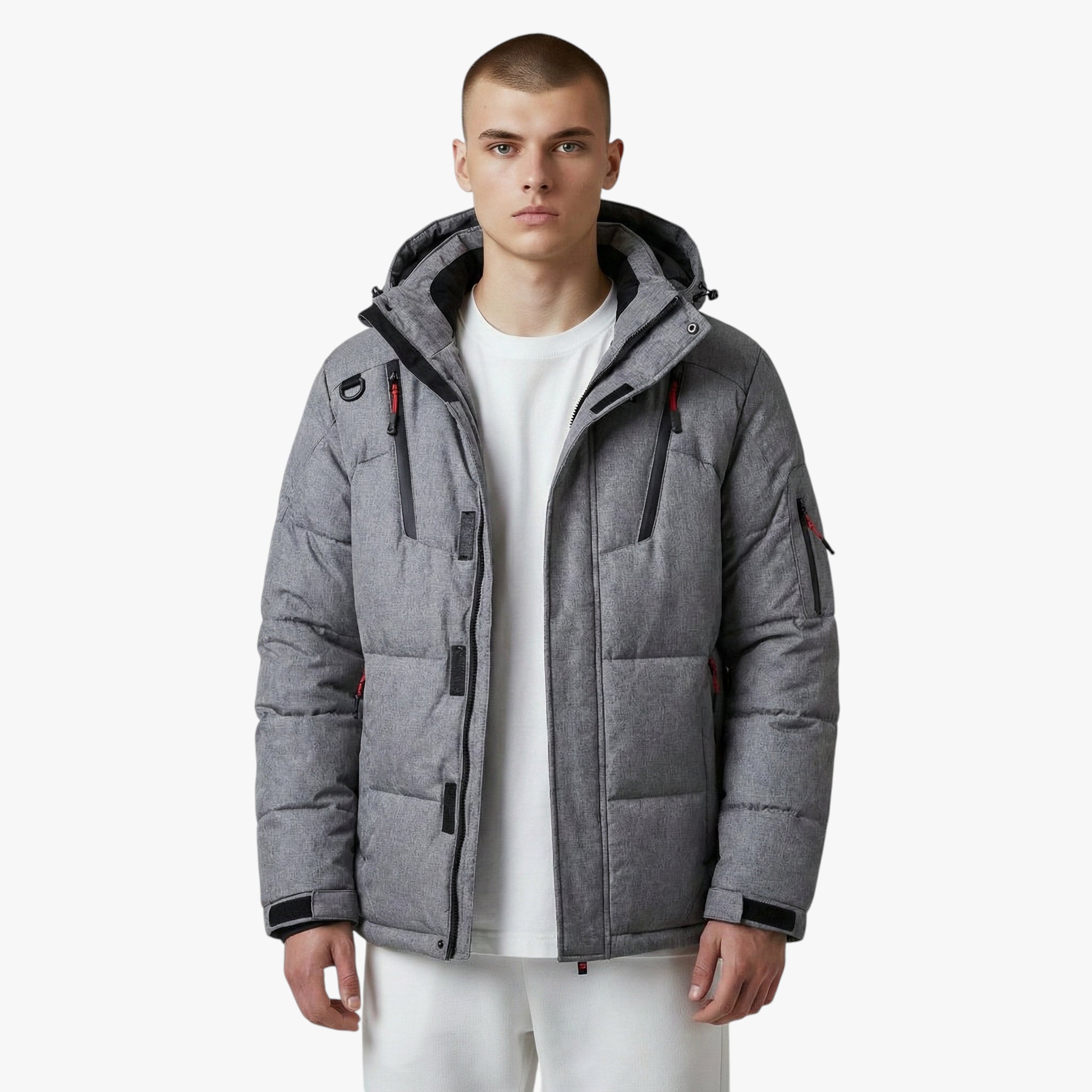 Men’s Hooded Padded Jacket | Winter Parka