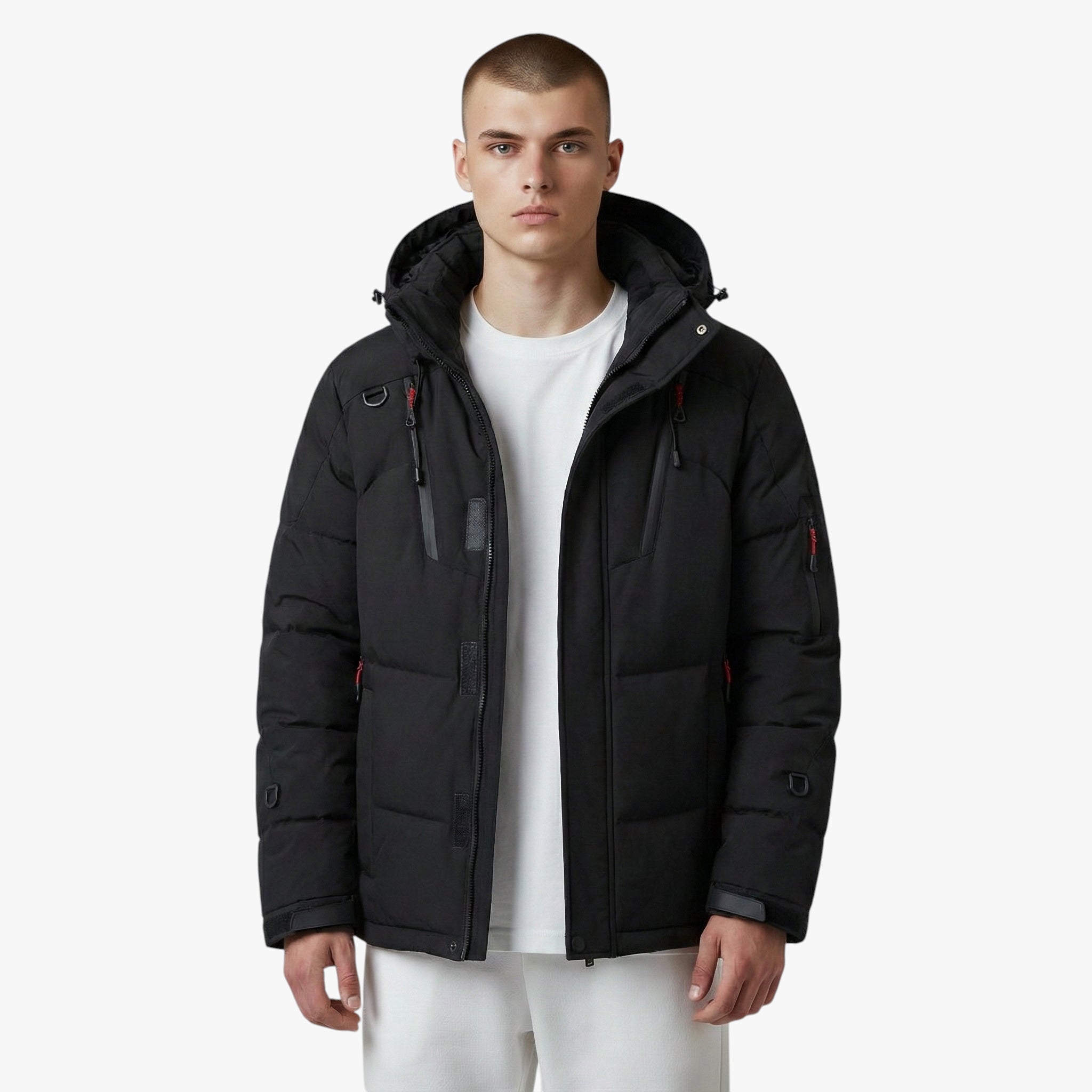 Men’s Hooded Padded Jacket | Winter Parka