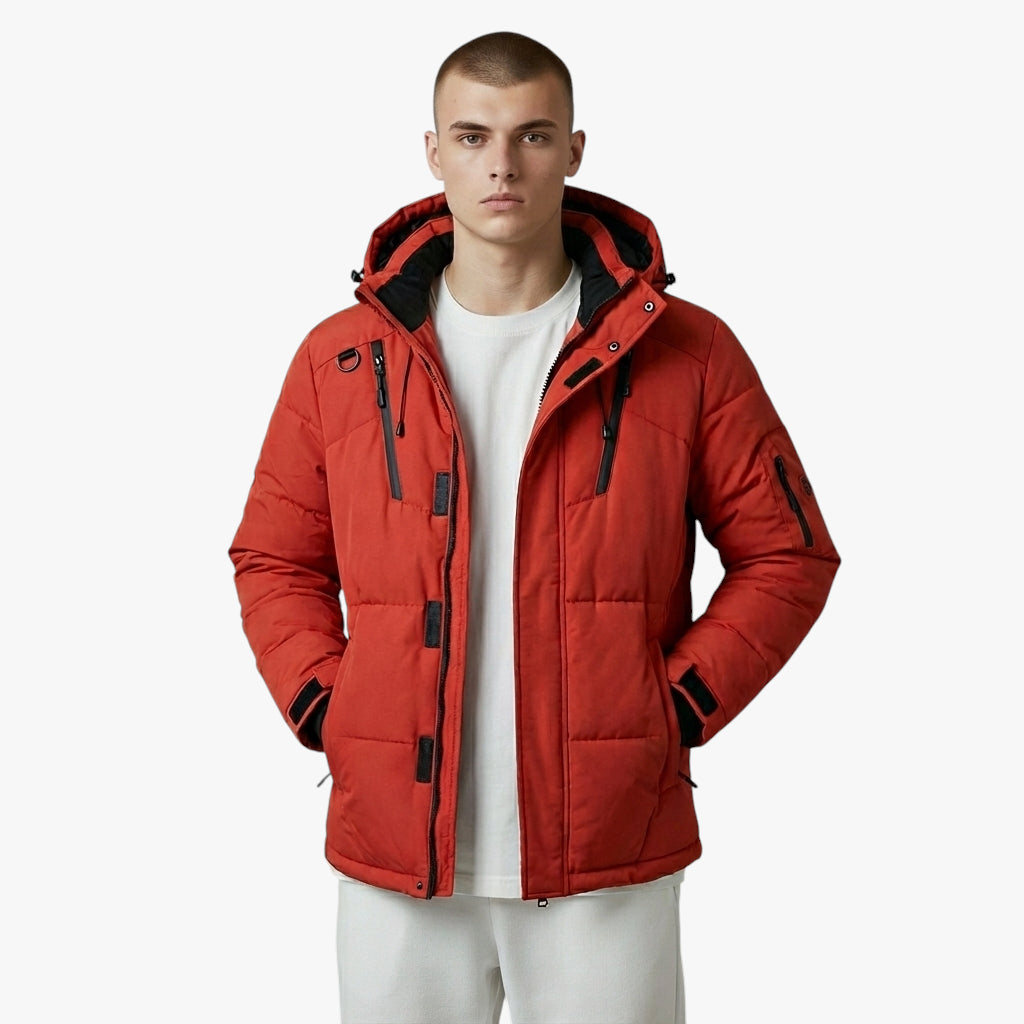 Men’s Hooded Padded Jacket | Winter Parka