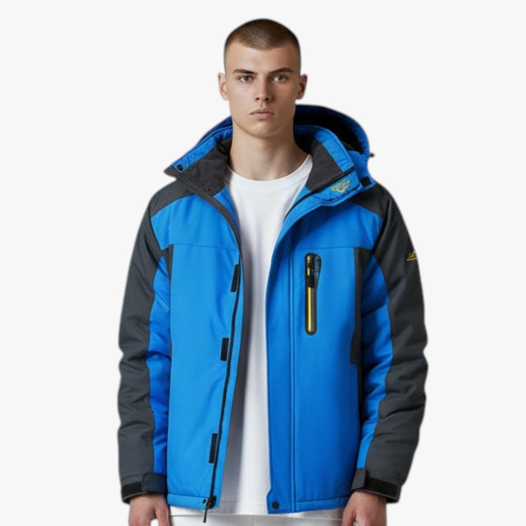 Men’s Fleece Lined Winter Jacket | Hooded Outdoor