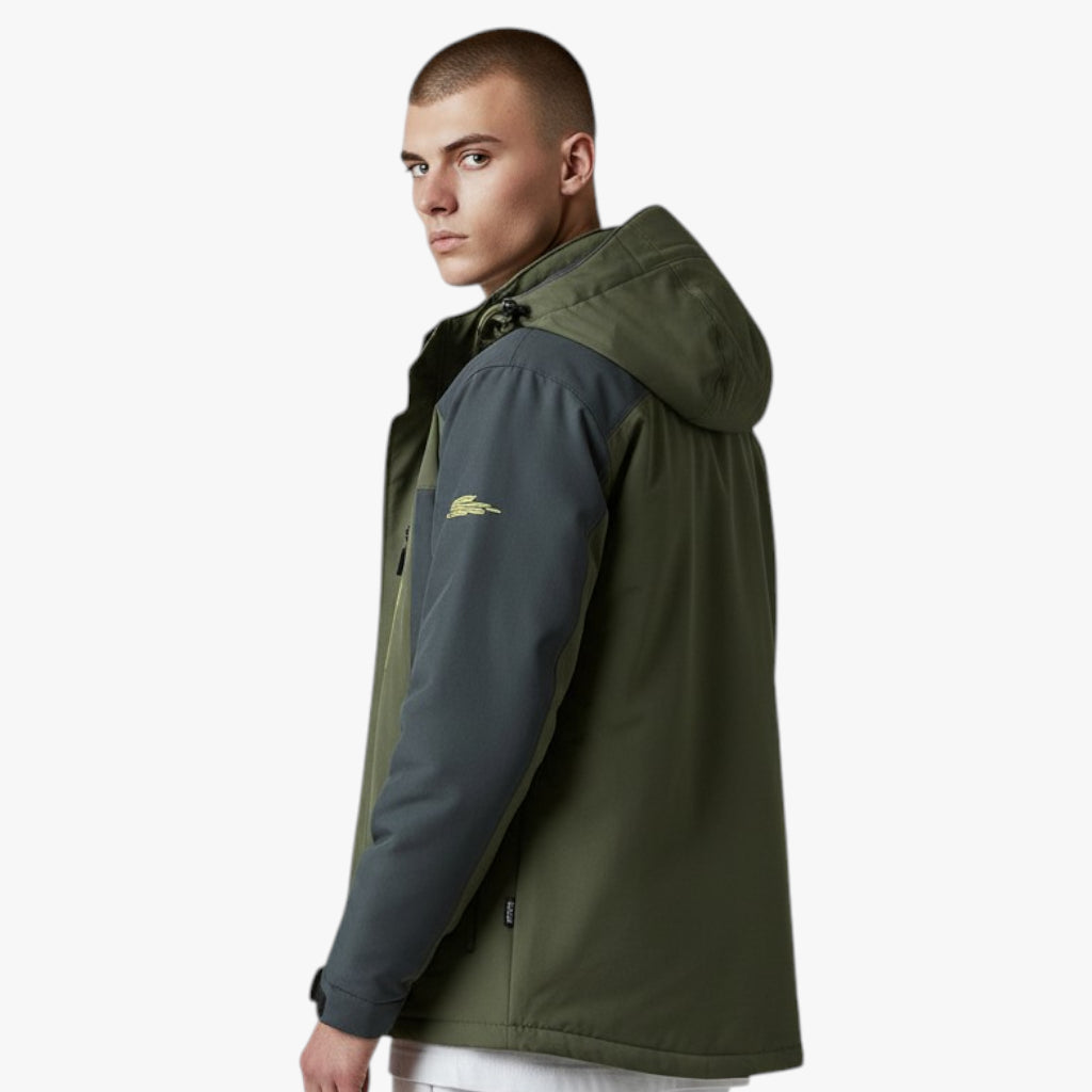 Men’s Fleece Lined Winter Jacket | Hooded Outdoor