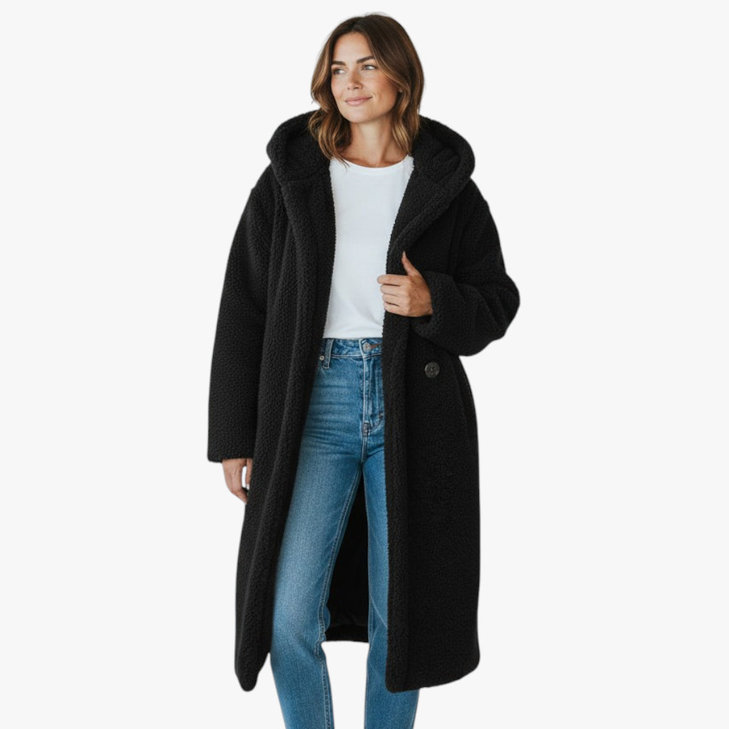 Women’s Faux Shearling Long Coat | Teddy Style